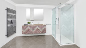 Delo - Selene bianca colonna doccia - cod 1350903 - foto ambientata1