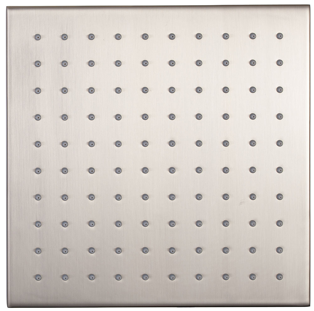 delo square - soffione doccia simil acciaio - cod. 1403818