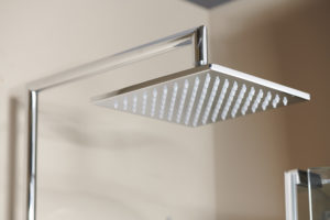 Delo - soffione doccia square - su colonna dettaglio - 1403018