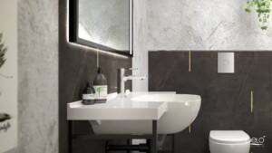 Delo MAYA - Miscelatore lavabo big size cod. 3008010 - foto ambientata 2