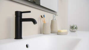 Delo TONDA - miscelatore-bagno lavabo nero - cod. 3021910