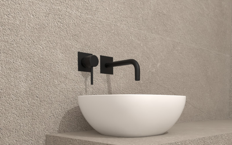 Delo magazine -Miscelatori a parete - corpo esterno miscelatore