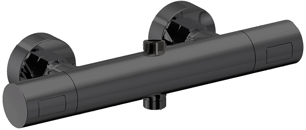 Delò miscelatore termostatico bliss cool body x colonna doccia nero opaco - 1431916