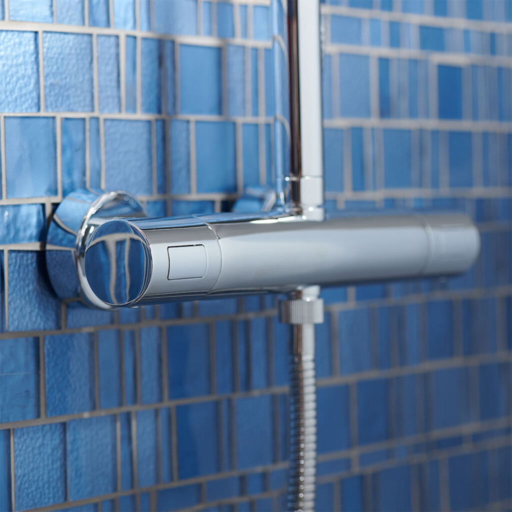 Delo blogpost colonne doccia componibili - miscelatore termostatico tondo