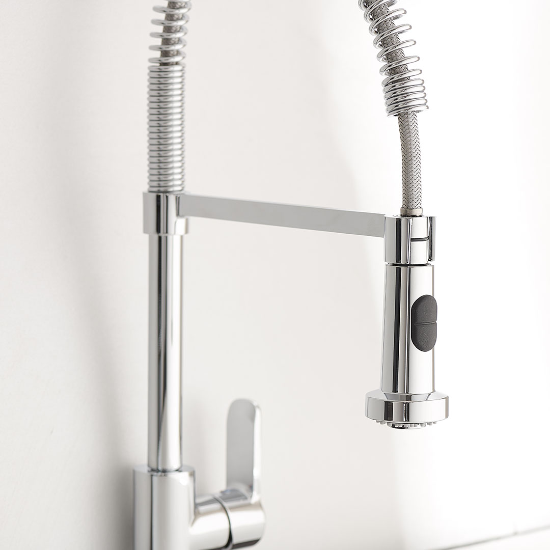 Delo blogpost rubinetteria eco-friendly - miscelatore lavello cucina con doccetta maya 3008034