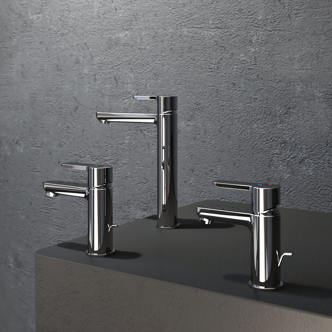 Delo blogpost rubinetteria eco-friendly - miscelatori maya da lavabo - classe A