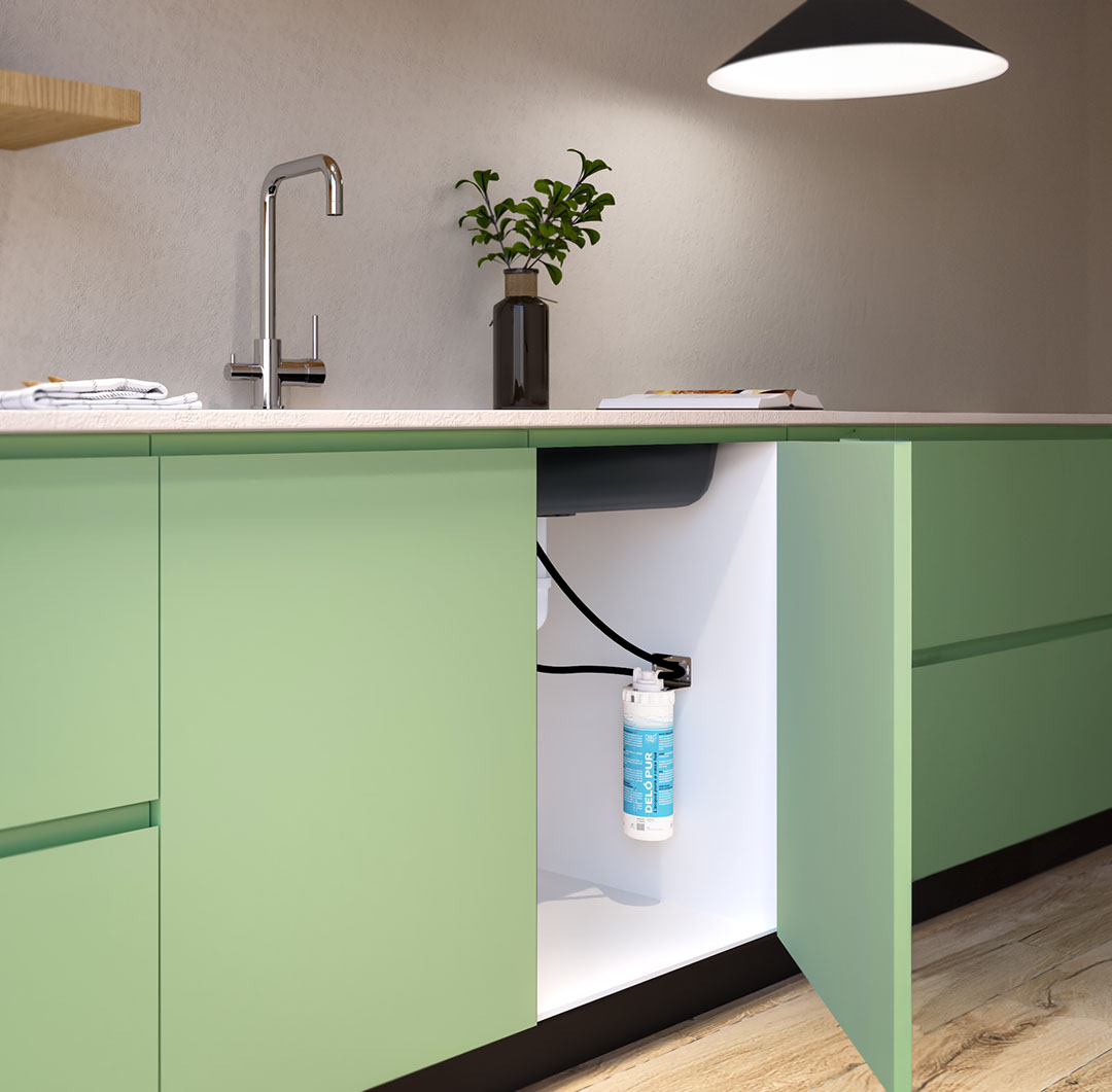 Delo blogpost - miscelatori a 3 vie - delo PUR purificatore sottolavello