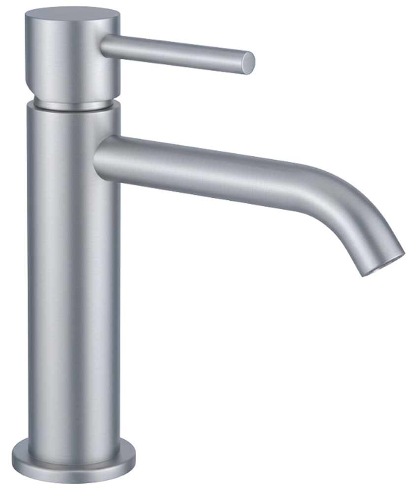 Delo Tonda slim miscelatore lavabo - simil acciaio 3022810