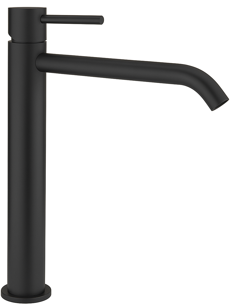 Delo miscelatore da lavabo Tonda slim alto - nero opaco - 3022911