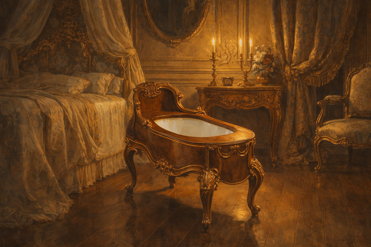 bidet alle olimpiadi - bidet francese del 700 - delo magazine